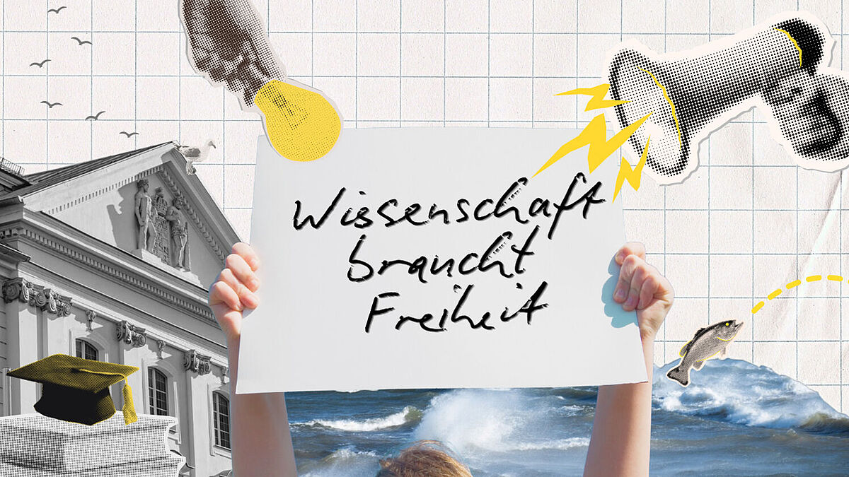 Collage Wissenschaftsfreiheit